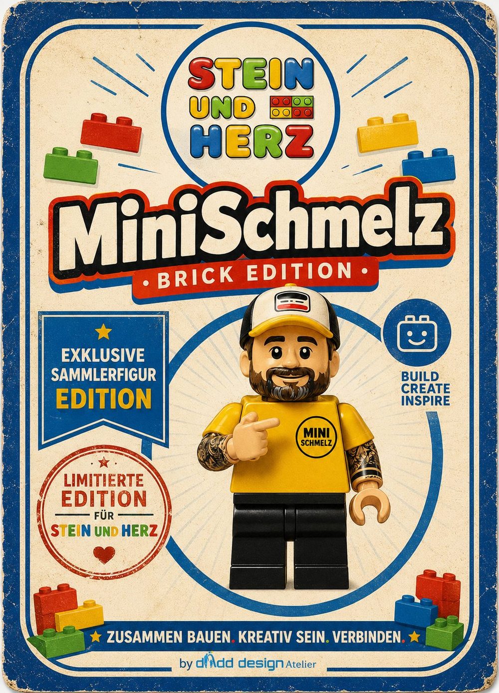 MiniSchmelz Brick Edition – Sammelfigur im Brick-Look